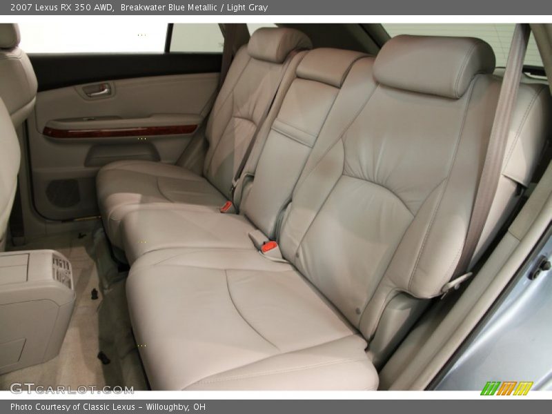 Breakwater Blue Metallic / Light Gray 2007 Lexus RX 350 AWD