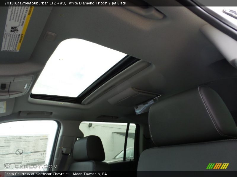 White Diamond Tricoat / Jet Black 2015 Chevrolet Suburban LTZ 4WD