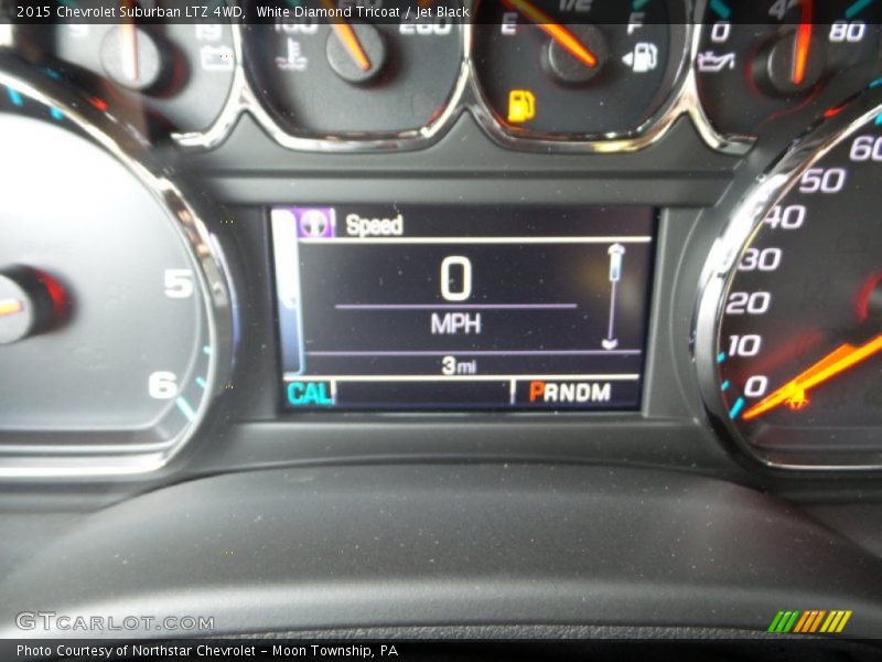 White Diamond Tricoat / Jet Black 2015 Chevrolet Suburban LTZ 4WD
