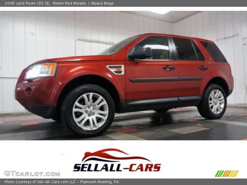 Rimini Red Metallic / Alpaca Beige 2008 Land Rover LR2 SE