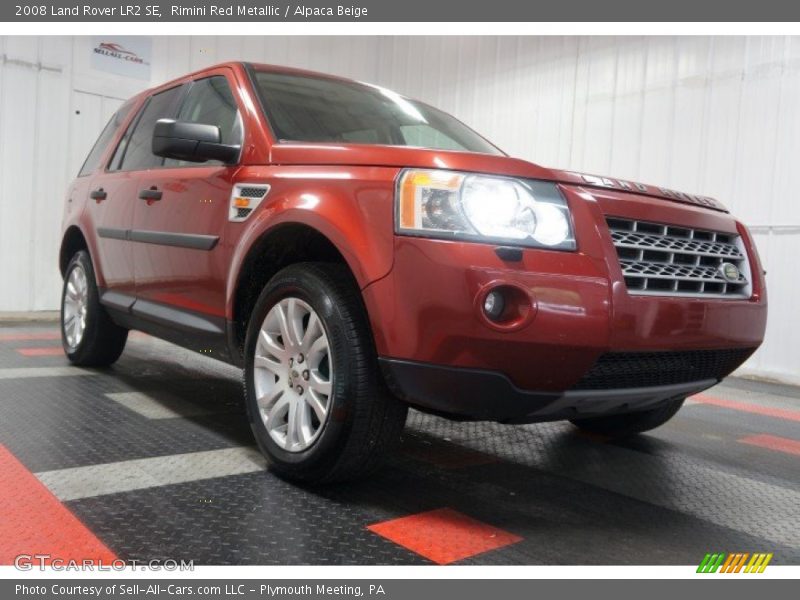 Rimini Red Metallic / Alpaca Beige 2008 Land Rover LR2 SE