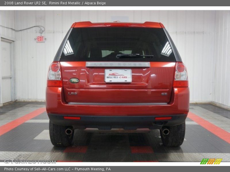 Rimini Red Metallic / Alpaca Beige 2008 Land Rover LR2 SE