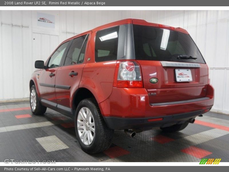 Rimini Red Metallic / Alpaca Beige 2008 Land Rover LR2 SE