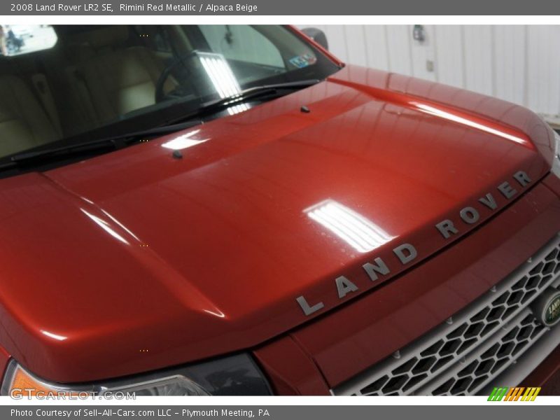 Rimini Red Metallic / Alpaca Beige 2008 Land Rover LR2 SE