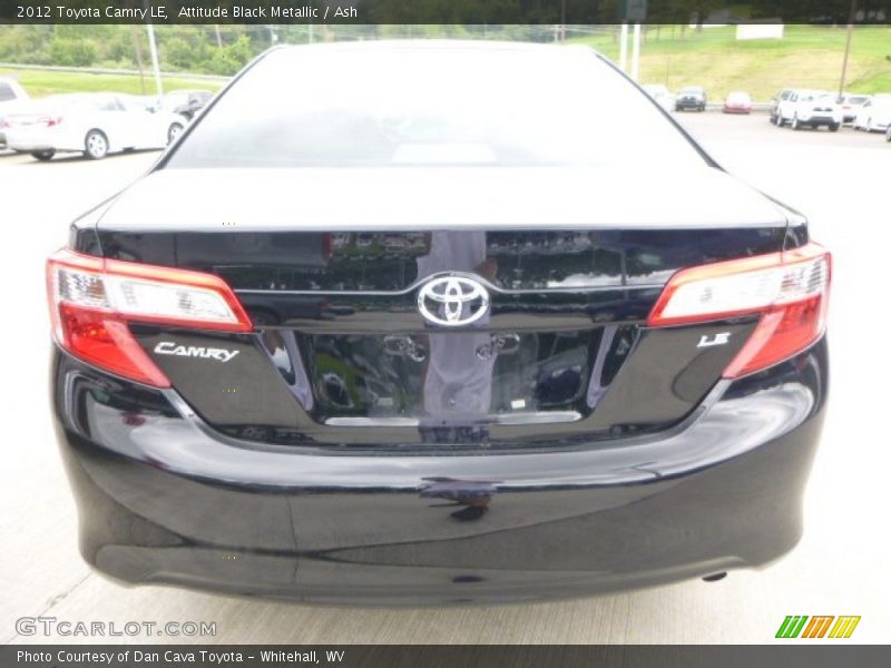 Attitude Black Metallic / Ash 2012 Toyota Camry LE