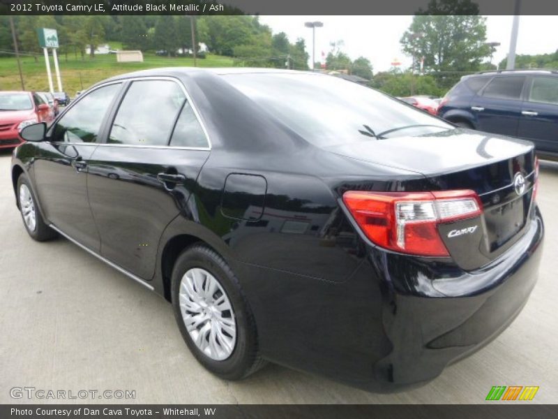 Attitude Black Metallic / Ash 2012 Toyota Camry LE