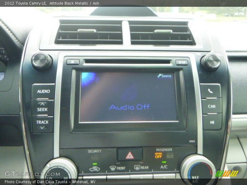 Attitude Black Metallic / Ash 2012 Toyota Camry LE
