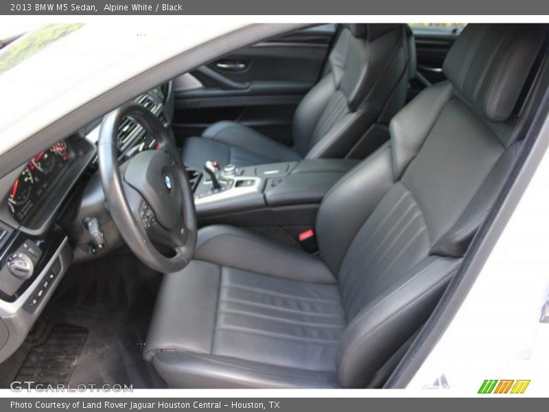 Alpine White / Black 2013 BMW M5 Sedan