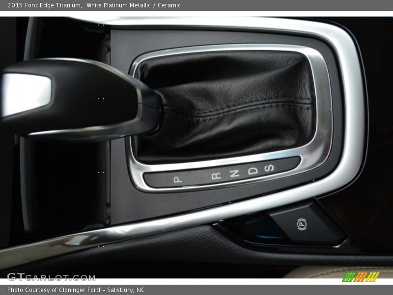 White Platinum Metallic / Ceramic 2015 Ford Edge Titanium