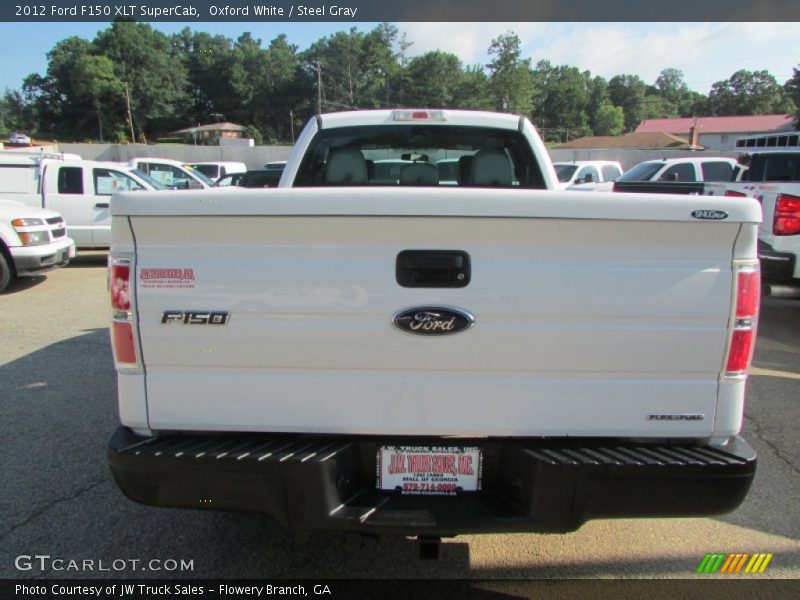 Oxford White / Steel Gray 2012 Ford F150 XLT SuperCab