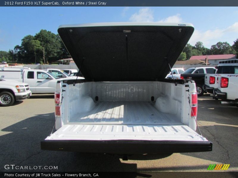 Oxford White / Steel Gray 2012 Ford F150 XLT SuperCab