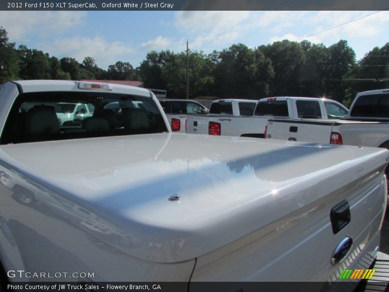 Oxford White / Steel Gray 2012 Ford F150 XLT SuperCab