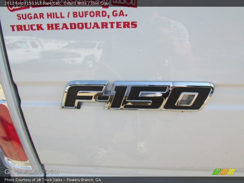 Oxford White / Steel Gray 2012 Ford F150 XLT SuperCab