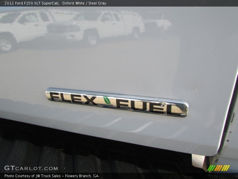 Oxford White / Steel Gray 2012 Ford F150 XLT SuperCab