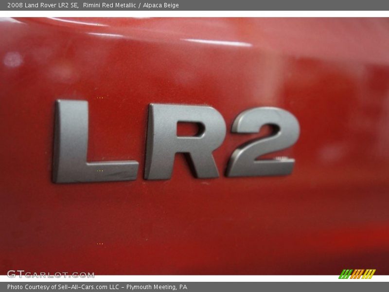 Rimini Red Metallic / Alpaca Beige 2008 Land Rover LR2 SE