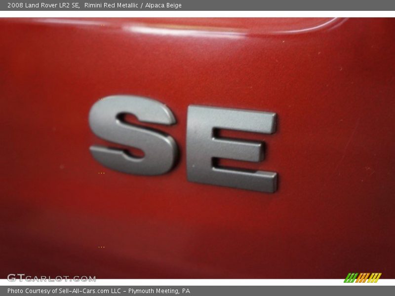 Rimini Red Metallic / Alpaca Beige 2008 Land Rover LR2 SE