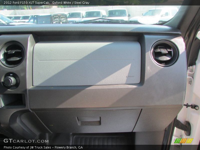 Oxford White / Steel Gray 2012 Ford F150 XLT SuperCab