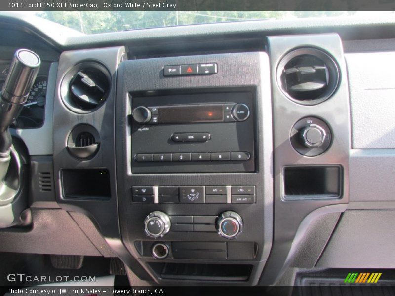 Oxford White / Steel Gray 2012 Ford F150 XLT SuperCab