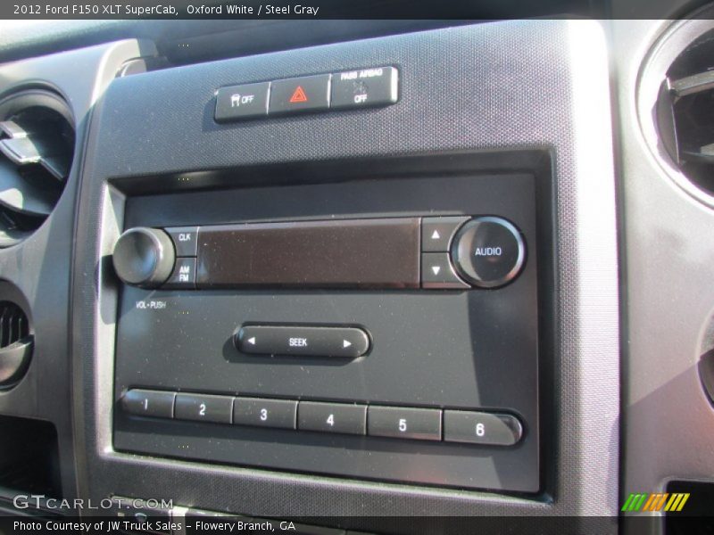 Oxford White / Steel Gray 2012 Ford F150 XLT SuperCab