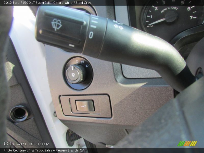 Oxford White / Steel Gray 2012 Ford F150 XLT SuperCab