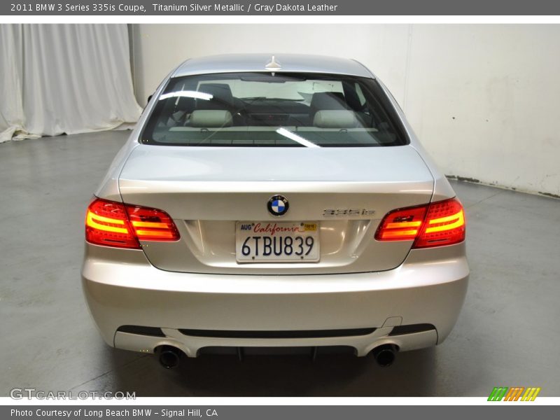 Titanium Silver Metallic / Gray Dakota Leather 2011 BMW 3 Series 335is Coupe