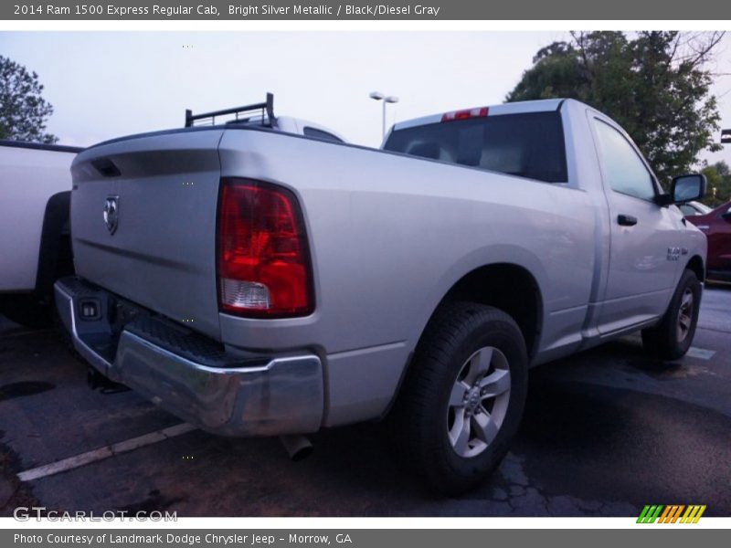 Bright Silver Metallic / Black/Diesel Gray 2014 Ram 1500 Express Regular Cab