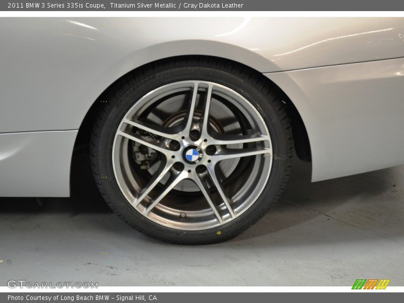 Titanium Silver Metallic / Gray Dakota Leather 2011 BMW 3 Series 335is Coupe
