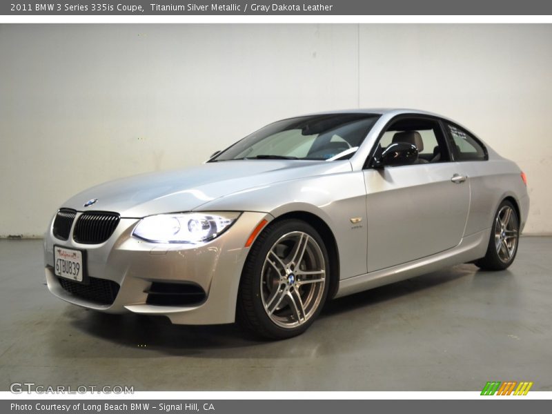 Titanium Silver Metallic / Gray Dakota Leather 2011 BMW 3 Series 335is Coupe