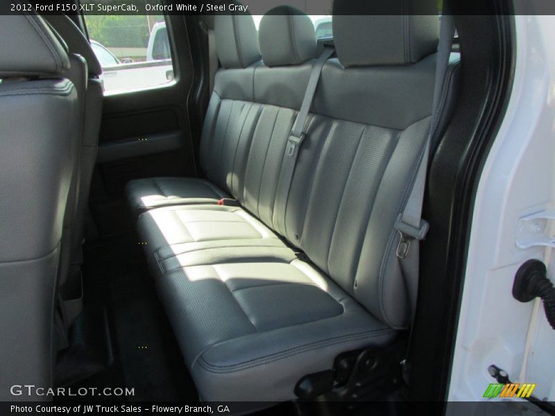 Oxford White / Steel Gray 2012 Ford F150 XLT SuperCab