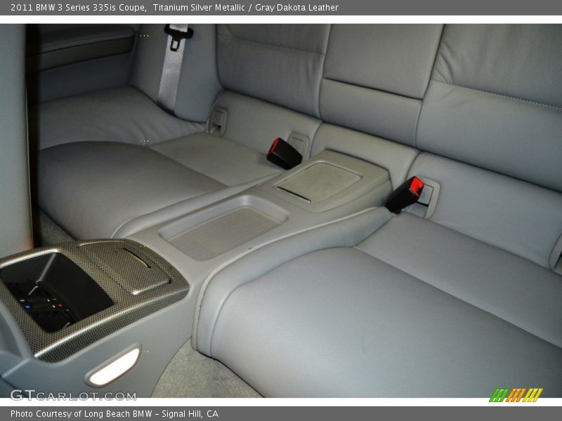 Rear Seat of 2011 3 Series 335is Coupe