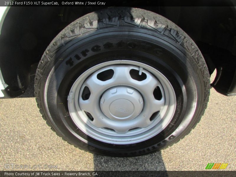 Oxford White / Steel Gray 2012 Ford F150 XLT SuperCab