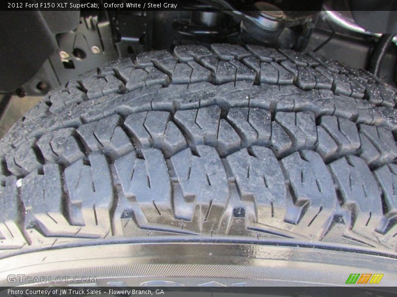 Oxford White / Steel Gray 2012 Ford F150 XLT SuperCab
