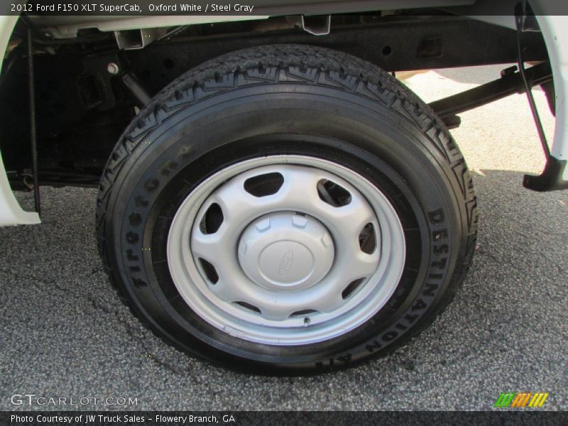 Oxford White / Steel Gray 2012 Ford F150 XLT SuperCab