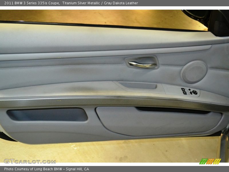Titanium Silver Metallic / Gray Dakota Leather 2011 BMW 3 Series 335is Coupe