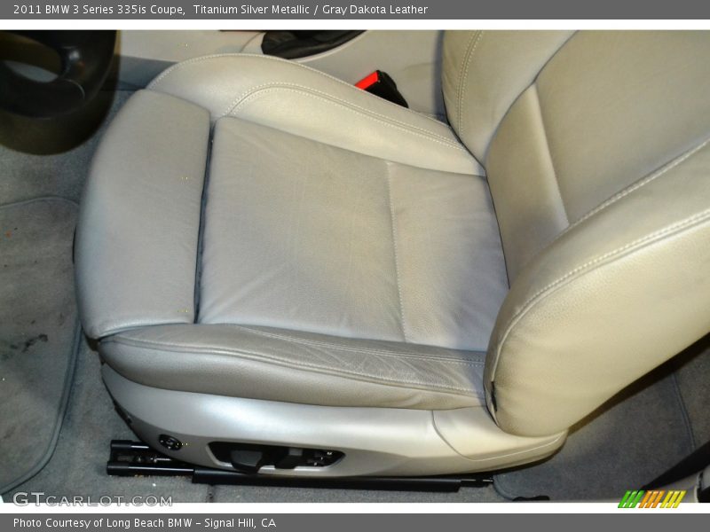 Titanium Silver Metallic / Gray Dakota Leather 2011 BMW 3 Series 335is Coupe