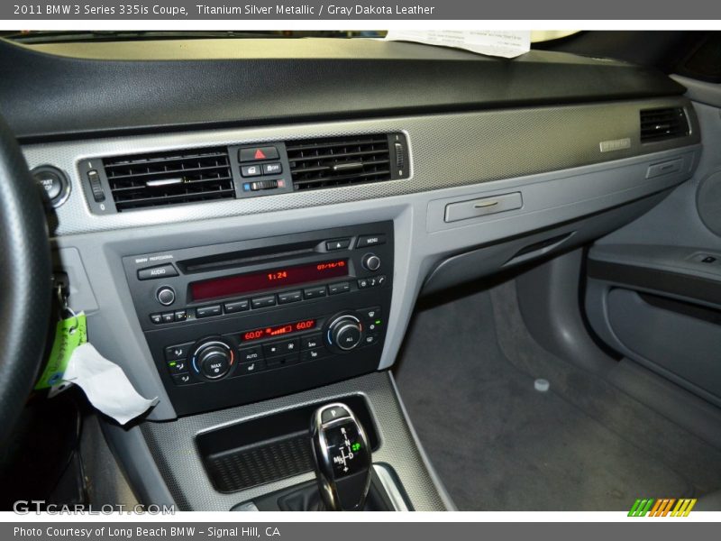 Titanium Silver Metallic / Gray Dakota Leather 2011 BMW 3 Series 335is Coupe