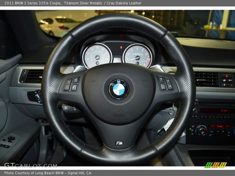 Titanium Silver Metallic / Gray Dakota Leather 2011 BMW 3 Series 335is Coupe
