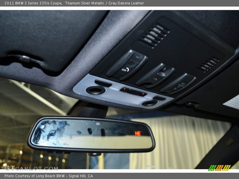 Titanium Silver Metallic / Gray Dakota Leather 2011 BMW 3 Series 335is Coupe