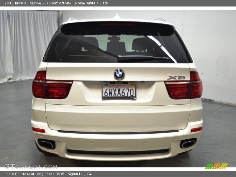 Alpine White / Black 2013 BMW X5 xDrive 35i Sport Activity