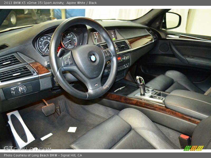 Alpine White / Black 2013 BMW X5 xDrive 35i Sport Activity