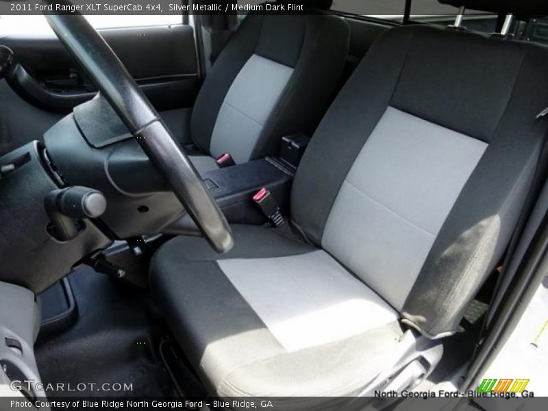 Silver Metallic / Medium Dark Flint 2011 Ford Ranger XLT SuperCab 4x4