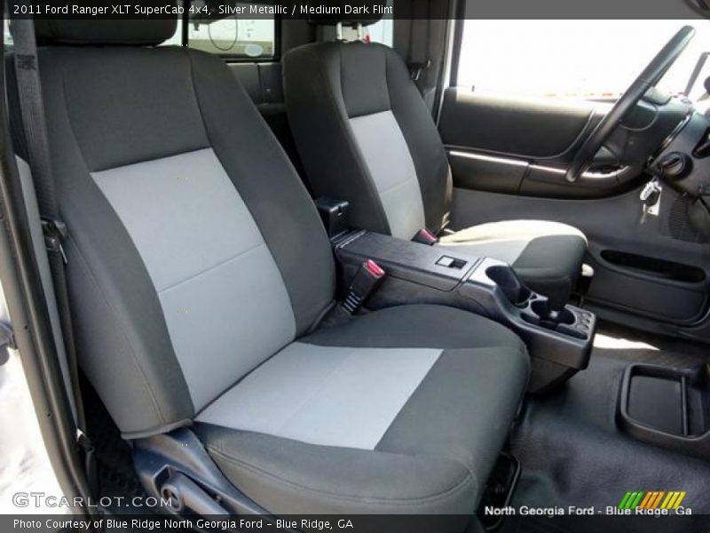 Silver Metallic / Medium Dark Flint 2011 Ford Ranger XLT SuperCab 4x4