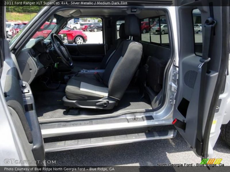Silver Metallic / Medium Dark Flint 2011 Ford Ranger XLT SuperCab 4x4