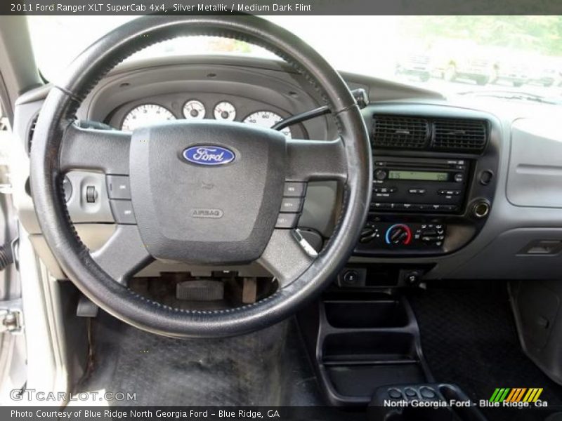 Silver Metallic / Medium Dark Flint 2011 Ford Ranger XLT SuperCab 4x4