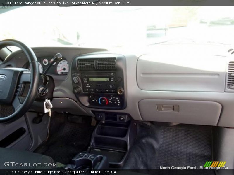 Silver Metallic / Medium Dark Flint 2011 Ford Ranger XLT SuperCab 4x4