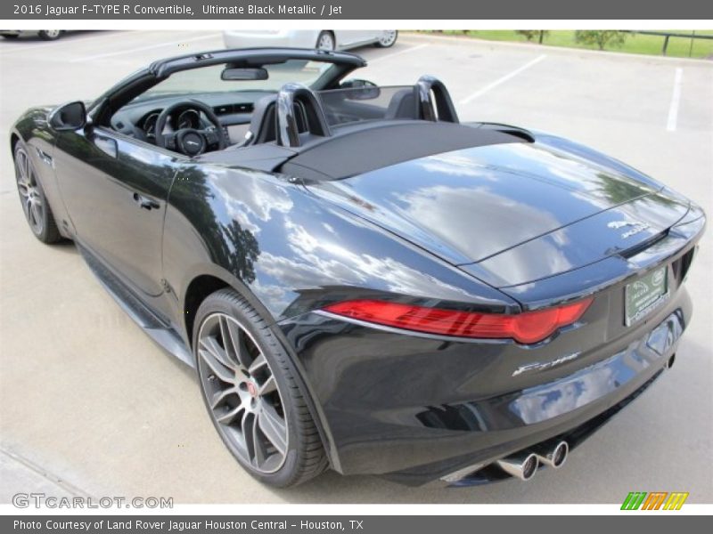Ultimate Black Metallic / Jet 2016 Jaguar F-TYPE R Convertible