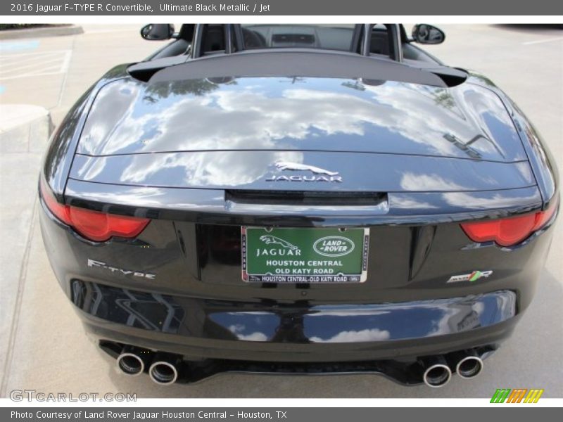 Ultimate Black Metallic / Jet 2016 Jaguar F-TYPE R Convertible