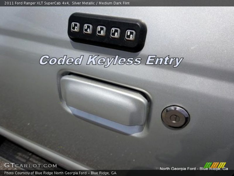 Silver Metallic / Medium Dark Flint 2011 Ford Ranger XLT SuperCab 4x4