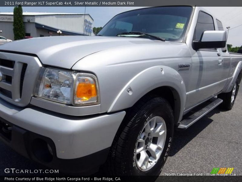 Silver Metallic / Medium Dark Flint 2011 Ford Ranger XLT SuperCab 4x4