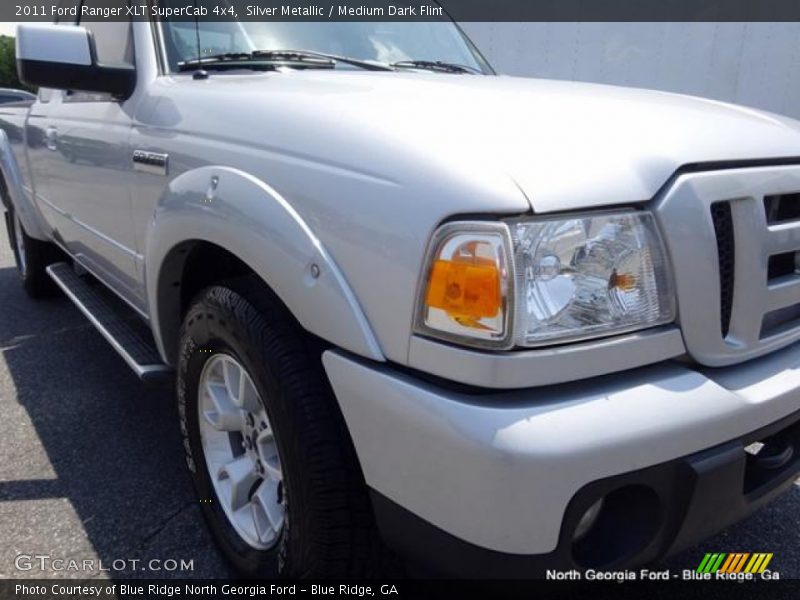 Silver Metallic / Medium Dark Flint 2011 Ford Ranger XLT SuperCab 4x4